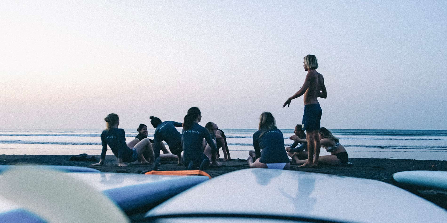 Group surf lesson