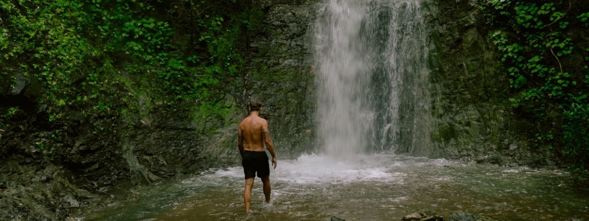 Secluded waterfall adventures
