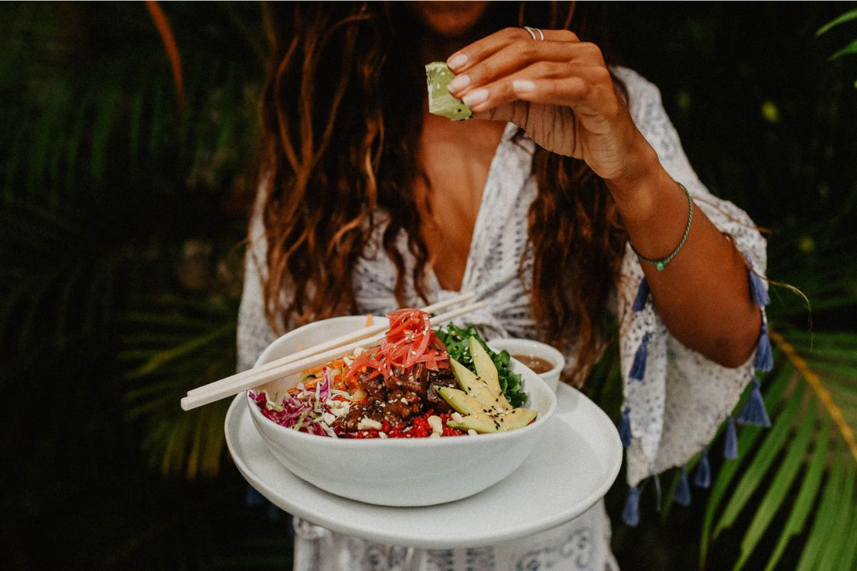 Tropical Poke Bowl