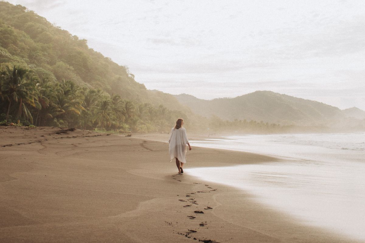 Footprints in the sand