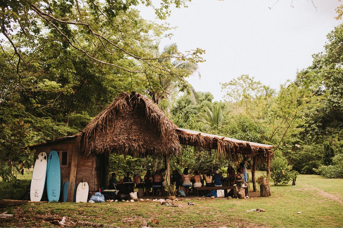 Lunch with local Panamanian family