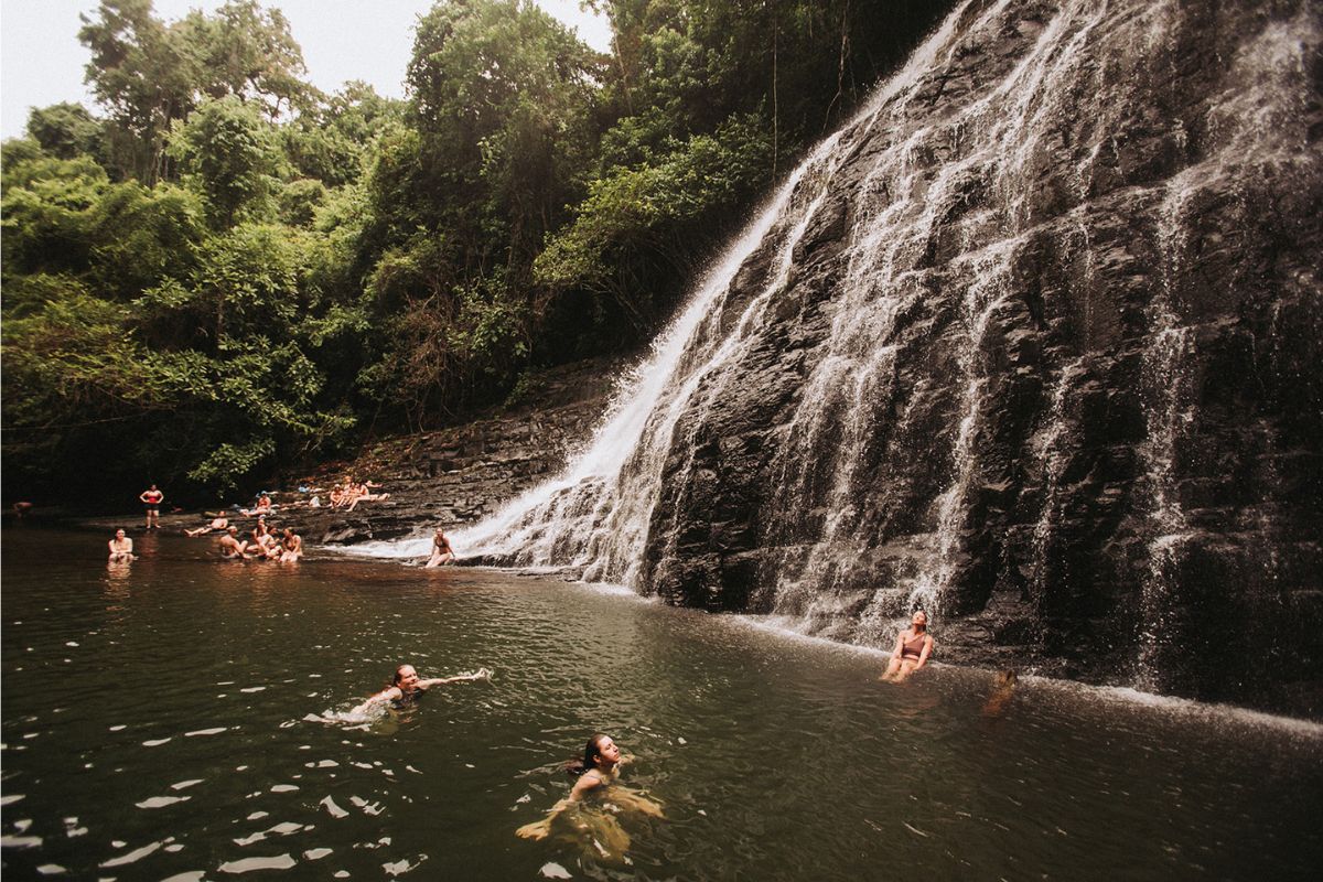 Epic Waterfall in Panama