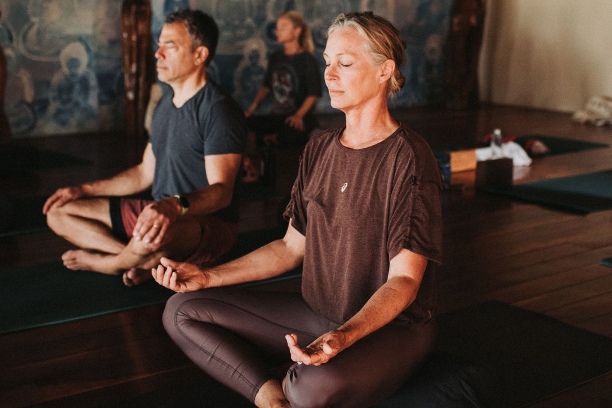 Guided meditation retreat