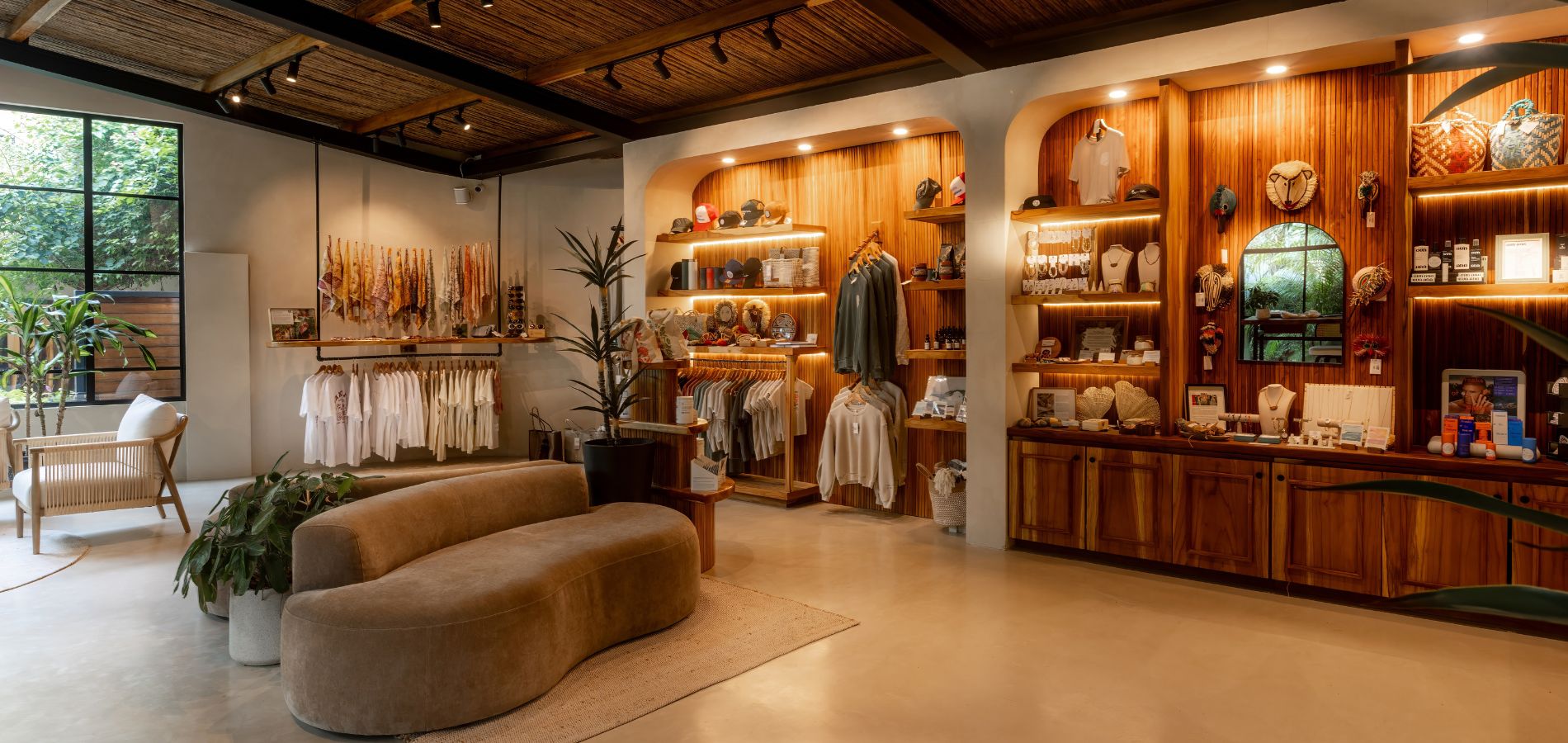 Boutique retail space at Sansara Resort